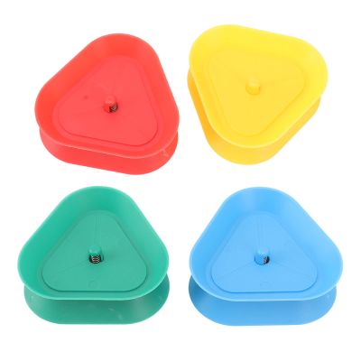 4pcs Practical Design Poker Game Playing Card Holder Made of ABS Material for Adults and Teens