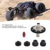 57T 0.8mod Slipper Gear Set, Hardened Steel RC Motor Gear with3.175mm 5mm Pinions for ARRMA 1/10 1/8 4S RC Cars (Red) view 2