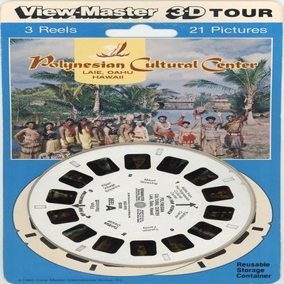 Polynesian Cultural Center - View-Master 3 Reel Set on Card - Unopened - 5008