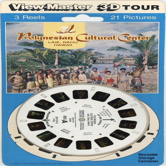 Polynesian Cultural Center - View-Master 3 Reel Set on Card - Unopened - 5008