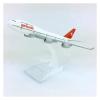 Scale Aircraft 16CM 1:400 for B747 B747-400 Swiss Airlines Model SWISSAIR Diecast Metal Alloy Aircraft Model Suitable for Display view 3