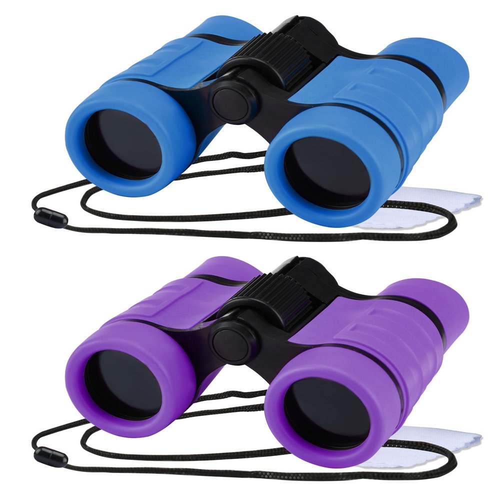 Binoculars for Kids, Toys for 3-12 Years Boys and Girls High-Resolution Optics Shockproof Mini Compact Toy Binoculars for Bird Watching, Hiking, Camping, Science, Detective