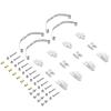 for WPL for for JJRC B14 B24 B1 B16 B36 Q60 Q63 Q75 1/16 RC Car Upgrade Parts for WPL 4x4 6x6 Steel Shock Absorber Suspension for Leaf Springs RC Upgrade Accessories(Sivler 1) view 1