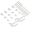 for WPL for for JJRC B14 B24 B1 B16 B36 Q60 Q63 Q75 1/16 RC Car Upgrade Parts for WPL 4x4 6x6 Steel Shock Absorber Suspension for Leaf Springs RC Upgrade Accessories(Sivler 1) view 4