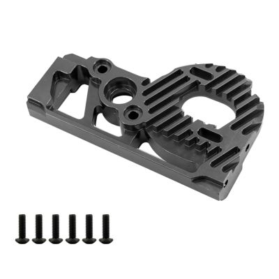 for Axial for SCX10 PRO Upgrade Parts for 1/10 Aluminum Alloy Motor Mount Metallic RC Crawler Remote Control Car Accessories RC Upgrade Accessories(Black)