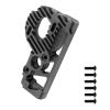 for Axial for SCX10 PRO Upgrade Parts for 1/10 Aluminum Alloy Motor Mount Metallic RC Crawler Remote Control Car Accessories RC Upgrade Accessories(Black) view 2