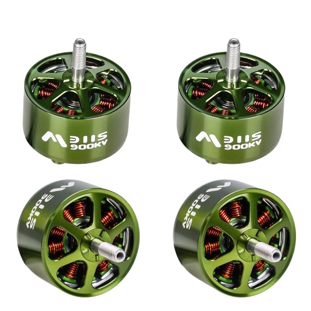 4pcs Mars M3115 900KV Brushless Motors Compatible with 3-6S LiPo Freestyle and Long Range DIY Projects
