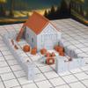 17pcs Stash DND Terrain Set- 28mm DND Miniatures Set for Tabletop Games, Uncolored with 3D Printed-F319 view 1