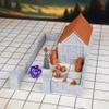 17pcs Stash DND Terrain Set- 28mm DND Miniatures Set for Tabletop Games, Uncolored with 3D Printed-F319 view 3