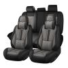BYXN Car Seat Cover Full Set for Lexus GX 460 2010-2023,Faux Leather Seat Cover for Car,Breathable Vehicle Cushions Cover Waterproof Automotive Seat Covers with Headrests(5 seat,Black&Gray) view 1