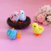 Yhobulis Jumping Bunny Wind Up Toys Easter Egg Hunt Basket,Chicken Hopping Windup Toy for Kids Toddlers Party Favors Goody Bag Fillers Birthdays Gifts view 2