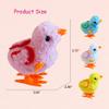 Yhobulis Jumping Bunny Wind Up Toys Easter Egg Hunt Basket,Chicken Hopping Windup Toy for Kids Toddlers Party Favors Goody Bag Fillers Birthdays Gifts view 3
