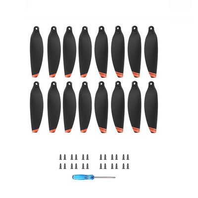ABZEKH Drone Accessories Paddle for DJI Mavic Mini 2/SE Drone 4726 Propeller Replacement Props for Blade Light Weight Wing Fans Parts for DJI mini 2/SE Accessory(Black Orange 16pcs)