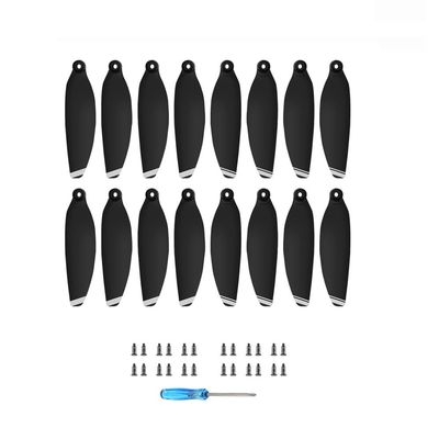ABZEKH Drone Accessories Paddle for DJI Mavic Mini 2/SE Drone 4726 Propeller Replacement Props for Blade Light Weight Wing Fans Parts for DJI mini 2/SE Accessory(Black Silver 16pcs)