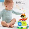 DJ Bouncing Beat Toy,Rock Boy DJ Bouncing,DJ Bouncing Beat Rock Boy Dancing Toy with Music Flashing Light,Universal Wheel Automatic Movement Robot Toy Car for Toddlers (Green) view 2