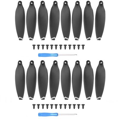 ABZEKH Drone Accessories for Replacement Low Noise Propeller for FIMI X8 MINI Drone Parts Light Weight Prop Folding for Blade Wing for FIMI X8 MINI for V2 Accessory(White Edge 16pcs)