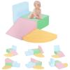 CAMELUS Climbing Toys for Toddlers 1-3 Inside, Baby Foam Climbing Blocks for Toddlers, 4-Piece Soft Play Climbing Blocks, Indoor Climb Crawl Activity Play Set, Birthday Gift view 1