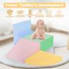 CAMELUS Climbing Toys for 1 Year Old, Foam Baby Climbing Blocks for Toddlers, 4-Piece Soft Play Set Toddler Climbing Toys Indoor, Climb Crawl Activity Play Set, Birthday view 2