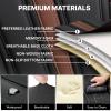 BYXN Car Seat Covers for Lexus GX 460 2010-2023,Leather Seat Cover for Car,Waterproof Seat Protector Automotive Vehicle Cushion Covers with Headrests(Front Only,Black&Brown) view 3