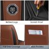 BYXN Car Seat Covers for Lexus GX 460 2010-2023,Leather Seat Cover for Car,Waterproof Seat Protector Automotive Vehicle Cushion Covers with Headrests(Front Only,Black&Brown) view 4