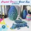 19''Large 3D Printed Dragon Egg,Articulated Dragon Inside, Surprise Big Dragons Egg Toy for Easter Basket Stuffers, for 5-7 4-6 8-12 Year Old Boys Kid Teen Girls view 2