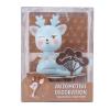 goodstumbler Solar Powered Shaking Noding Animal Cute Deer Shape Automatic Shaking Solar Powered Car Ornament Dashboard Decoration (Blue, Eyes Open) view 2