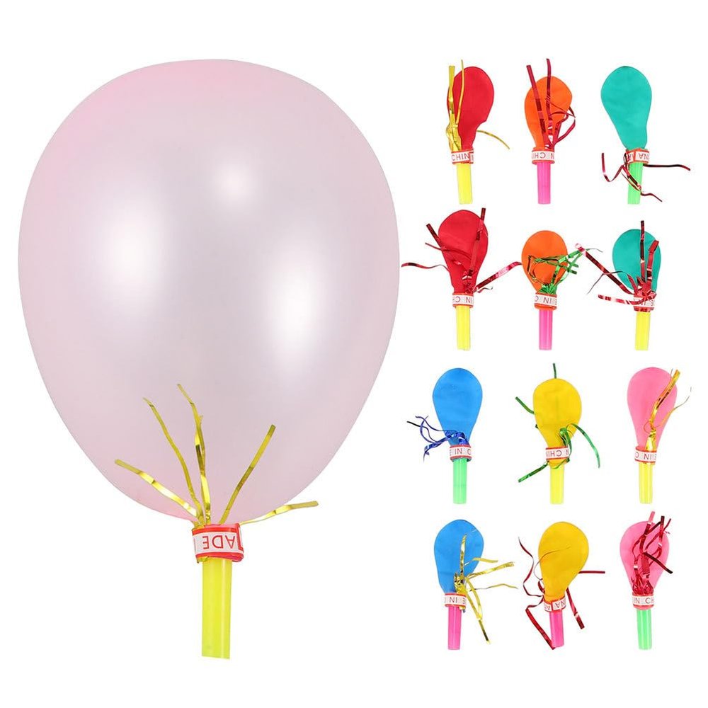 100pcs Whistle Balloons for Boy Girl Fun Carnival Party Favors Birthday Celebration Decorations Unique Design for Halloween and Christmas Events