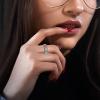 OreilleStar Fidget Spinner Anxiety Ring for Women: Fidget Toys Adults Cute Jesus Thumb Ring Stainless Steel Gold Silver Size 5 6 7 8 9 10 (Rainbow, 8) view 4