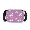 Kxyudcn Kids Simple Flap Crossbody Bag Rainbow Fanny Pack Horse Print Large Shoulder Tote Bag for Teenager Girls Outdoor Travel School Nice Birthday Gifts for Girls Age 4-16 Kawaii School Satchel view 1