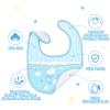 Littleforbig Cotton Waterproof Babydoll Printed Adult Bib with Adjustable Hook-and-Loop Fastener Closure - Little Dreamers Adult Bib view 2