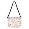 Kxyudcn Kids Sling Bags Cute Cat Crossbody Bag for Kids Trendy Small Messenger Bag with Zipper Closure for School Outing Travel Birthday Gifts for Teenager Girls Cute Wallet Key Bag White view 2