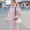 Kxyudcn Kids Sling Bags Cute Cat Crossbody Bag for Kids Trendy Small Messenger Bag with Zipper Closure for School Outing Travel Birthday Gifts for Teenager Girls Cute Wallet Key Bag White view 3