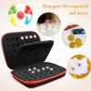 Abaodam Dice Storage Bag Portable Dice Organizer Case for Role Play Gaming Board Games Convenient Storage Mesh Pocket Accessories view 2