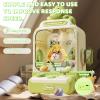 J.Chand Dinosaur Claw Machine - Mini Vending Machine with Lights and Music, Candy Machine Dispenser for Kid Ages 3+, Electronic Kids Claw Machine Game for Birthday Party Includes 10 Plush Toys view 3