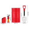 RC Car Parts for TRX4M for SCX24 for FCX24 for Enduro24 AX24 1/18 1/24 Molded Decoration Fire Extinguisher Fuel Tank Shovel Oil Drum RC Crawler Car Accessories(Set 1) view 2