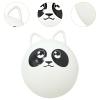 Menolana Jumping Ball,Sports Hopping Ball,Cartoon with Handle,Indoor and Outdoor Garden Game,Exercise Ball Cute Inflatable Bouncy Ball, White view 4