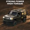 Hylukon 1/12 Scale RC Crawler, MN-82S Remote Control Car, 2.4GHz 4WD Off Road Rock Crawler Vehicle with Lights, DIY Land Cruiser Pickup Truck Toy for Adults view 3