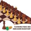 20'' Tournament Chess Set Foldable Silicone Chess Board Game Chess Pieces 3.8'' King Height Portable Travel Roll up Chess Game Set for Adults and Kids with Storage Bag Family Board Game view 3