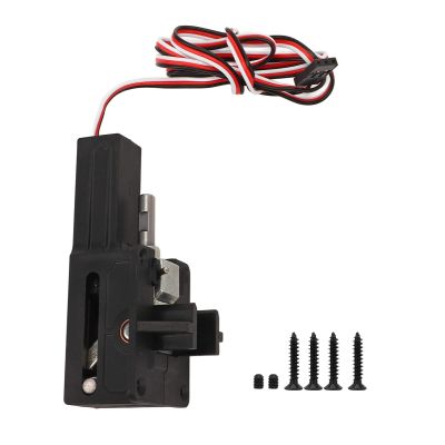 Phefop Electronic Retractable Landing Gear with Double Shock Absorption for 1.5M Model RC Aircraft Aluminum Alloy Black