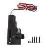 Phefop Electronic Retractable Landing Gear with Double Shock Absorption for 1.5M Model RC Aircraft Aluminum Alloy Black view 1