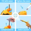 Car Wash Toys for Kids Ages 3-8, Manual Pressure Washer with 60oz Tank, Realistic Pretend Play Cleaning Set with Sponge & Towel, Outdoor Garden Water Toys Gift for Toddler Boys Girls view 4