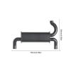 1/10 RC Car Metal EXhause Exhaust Pipe Tailpipe for 1:10 Rock Crawler TRX4 Axial SCX10 90046 RC4WD D90 Decoration Parts view 4