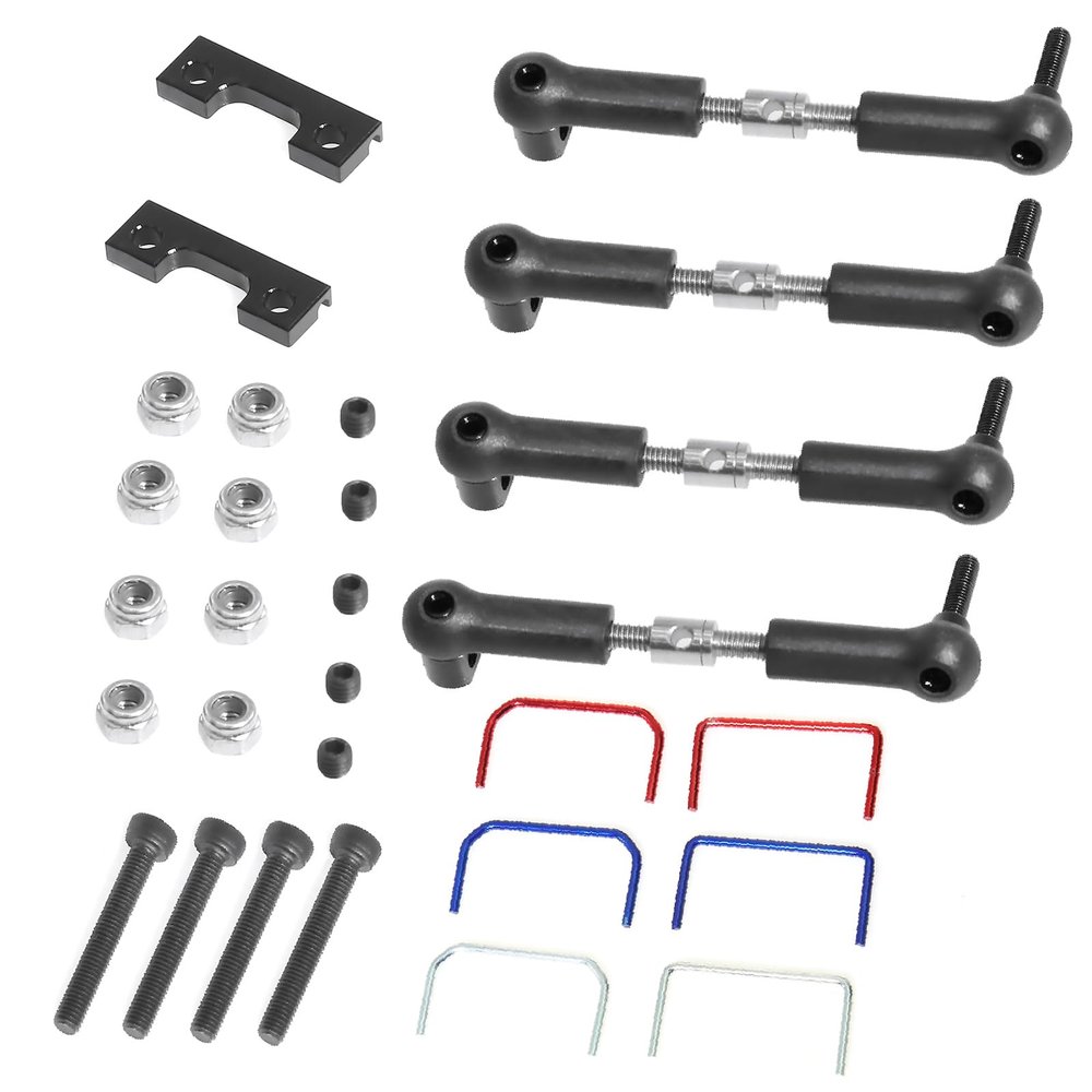 1 Set Front and Rear Sway Bar for 1/16 E-Revo/Mini Slash Upgrades Part