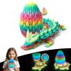 19 inch Large 3D Printed Dragon Glow in the Dark,Dragon Eggs with Dragon Inside,Surprise Dragon Egg Toy,Prefilled Easter Eggs Basket Stuffers for Boys Kids Teen 5-7 4-6 8-12 view 1