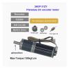 100kg 32mm 32-31ZY Planetary Encoder Brushed Reduction Motor 12V24V High Torque Motor Micro DC Speed Control Motor(42RPM_12V Diameter 8MM) view 2