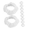 10pcs White Non-Woven Fabric Portable Potty Cover Potty Training Liner Toilet Seat Covers Toilet Mat view 1