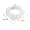 10pcs White Non-Woven Fabric Portable Potty Cover Potty Training Liner Toilet Seat Covers Toilet Mat view 2
