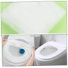 10pcs White Non-Woven Fabric Portable Potty Cover Potty Training Liner Toilet Seat Covers Toilet Mat view 3
