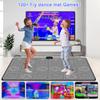 YRPRSODF Dance Mat for Kids and Adults, TV Dance Mats Game for Girls Boys,Dance pad for Exercise, Double Dancing Mat for Family Games,Gifts Ideas for Girls and Boys,Grey view 2
