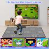 YRPRSODF Dance Mat for Kids and Adults, TV Dance Mats Game for Girls Boys,Dance pad for Exercise, Double Dancing Mat for Family Games,Gifts Ideas for Girls and Boys,Grey view 3